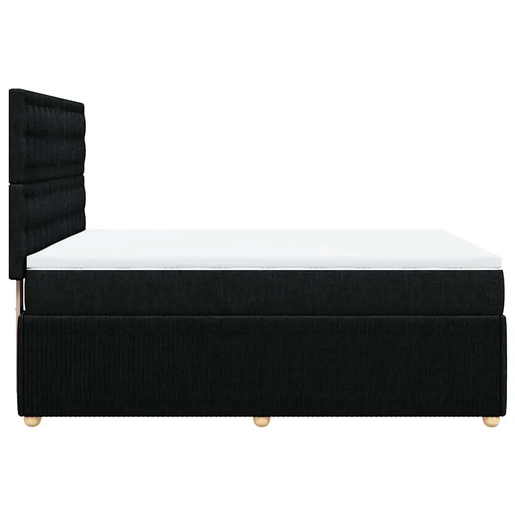 Box Spring Bed Pocket Mattress Height Adjustable Headboard Black