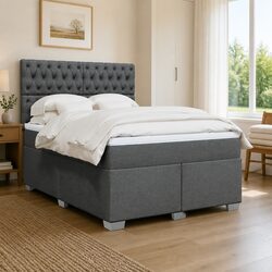 Comfortable Double Box Spring Bed with Practical Features