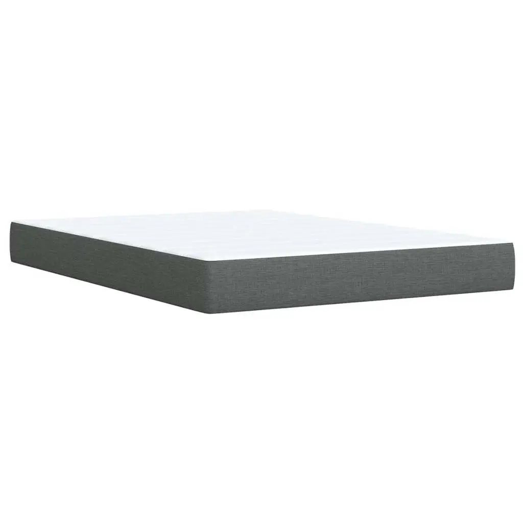 Grey Queen Box Spring Bed for Restful Nights