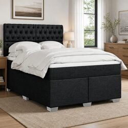 Comfortable Queen Box Spring Bed with Practical Features