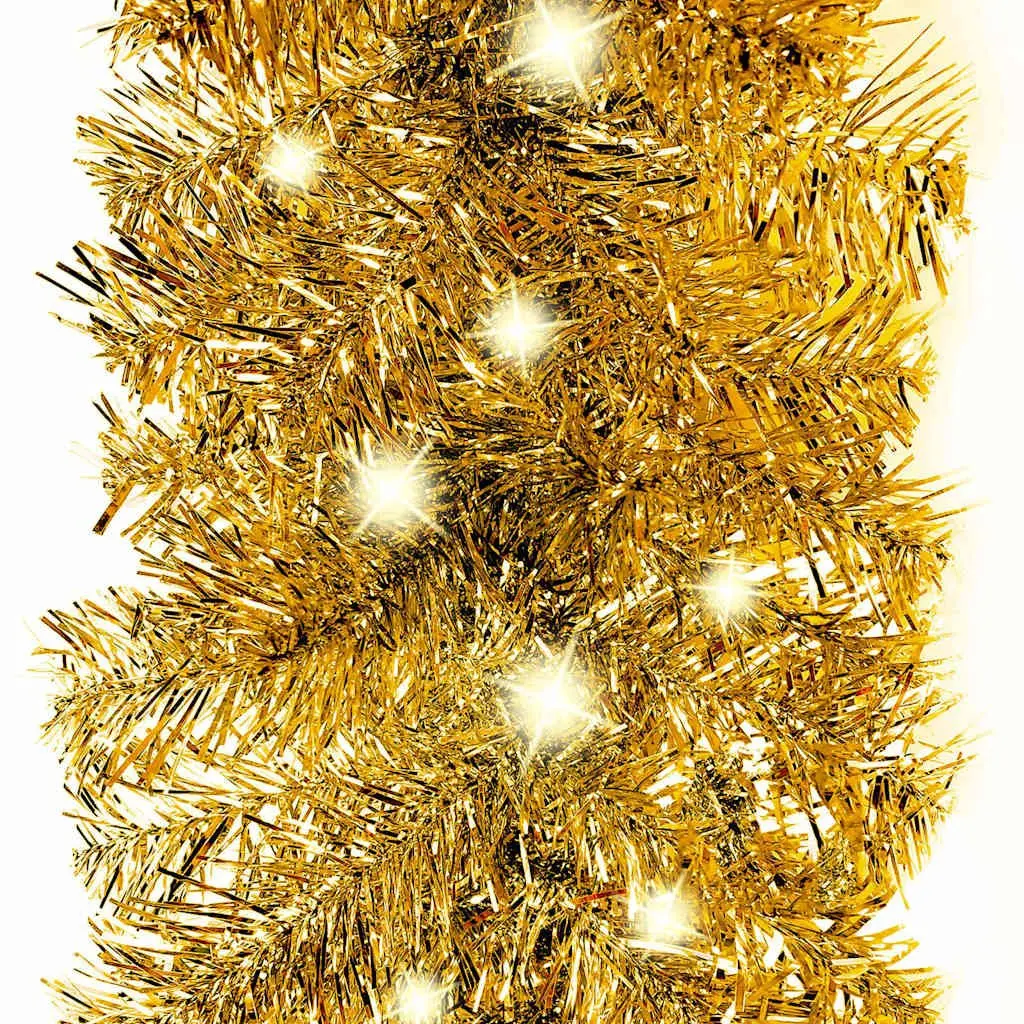 Christmas Garland 20m LED Lights Gold Holiday Decoration Indoor Outdoor Drapes