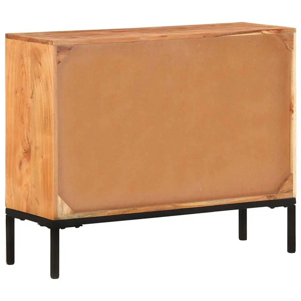 Sideboard Cabinet 88x30x73cm Brown Solid Acacia Wood Storage Furniture with