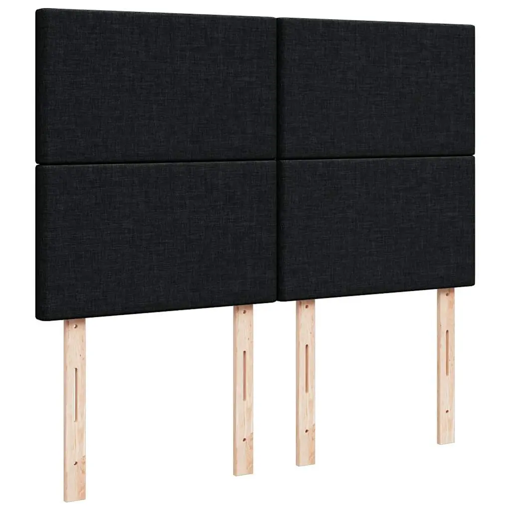 Queen Box Spring Bed with LED Lights