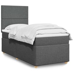 Reliable Box Spring Bed with LED Lights and Pocket Mattress