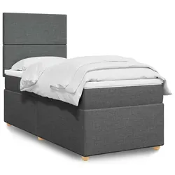 Reliable Box Spring Bed with LED Lights and Pocket Mattress