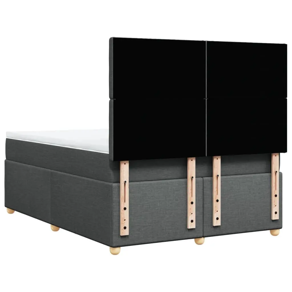 Queen Box Spring Bed with LED Lighting