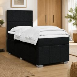 Reliable Box Spring Bed with Quality Mattress and LED Ambience