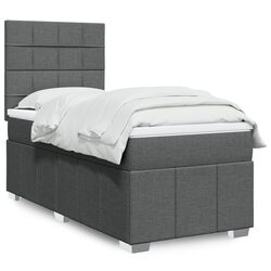 Comfortable Box Spring Bed with Customizable Lighting