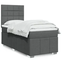 Comfortable Box Spring Bed with Customizable Lighting