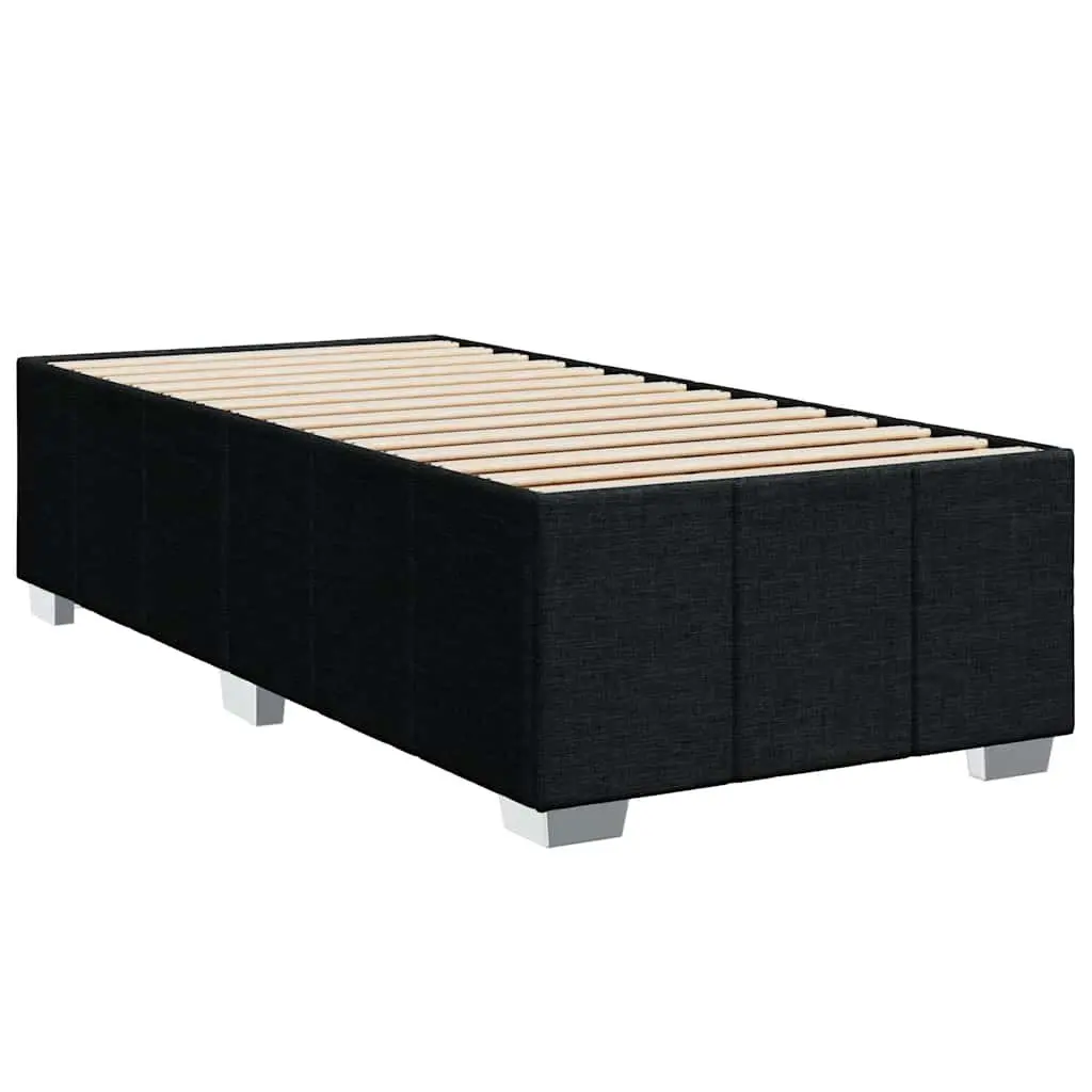 Box Spring Bed Pocket Mattress King Single Adjustable Headboard LED Black