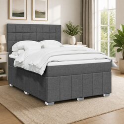 Comfortable Box Spring Bed with Enhanced Practicality