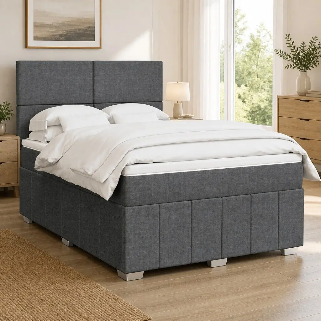 Queen Box Spring Bed for Restful Nights