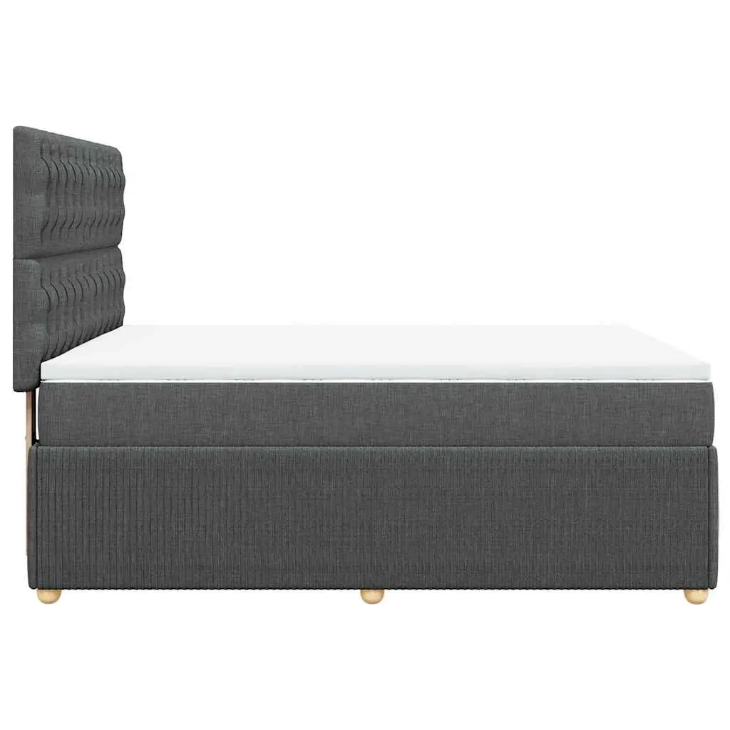 Queen Box Spring Bed with Pocket Spring Mattress LED Lights Adjustable Headboard