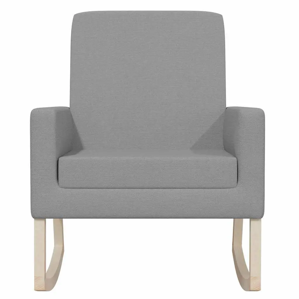 Grey Rocking Chair with Solid Construction