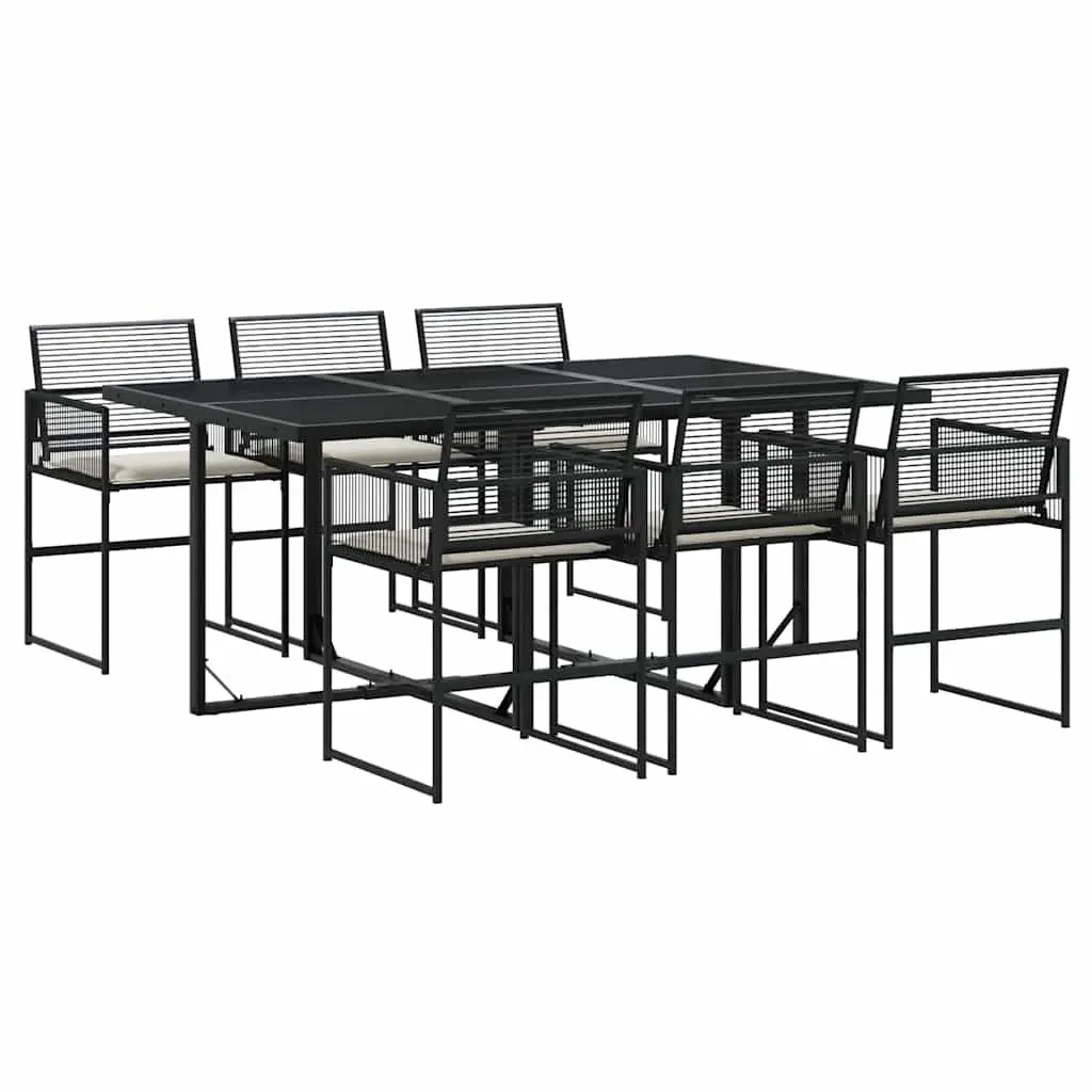 7-Piece Garden Dining Set with Comfort and Style