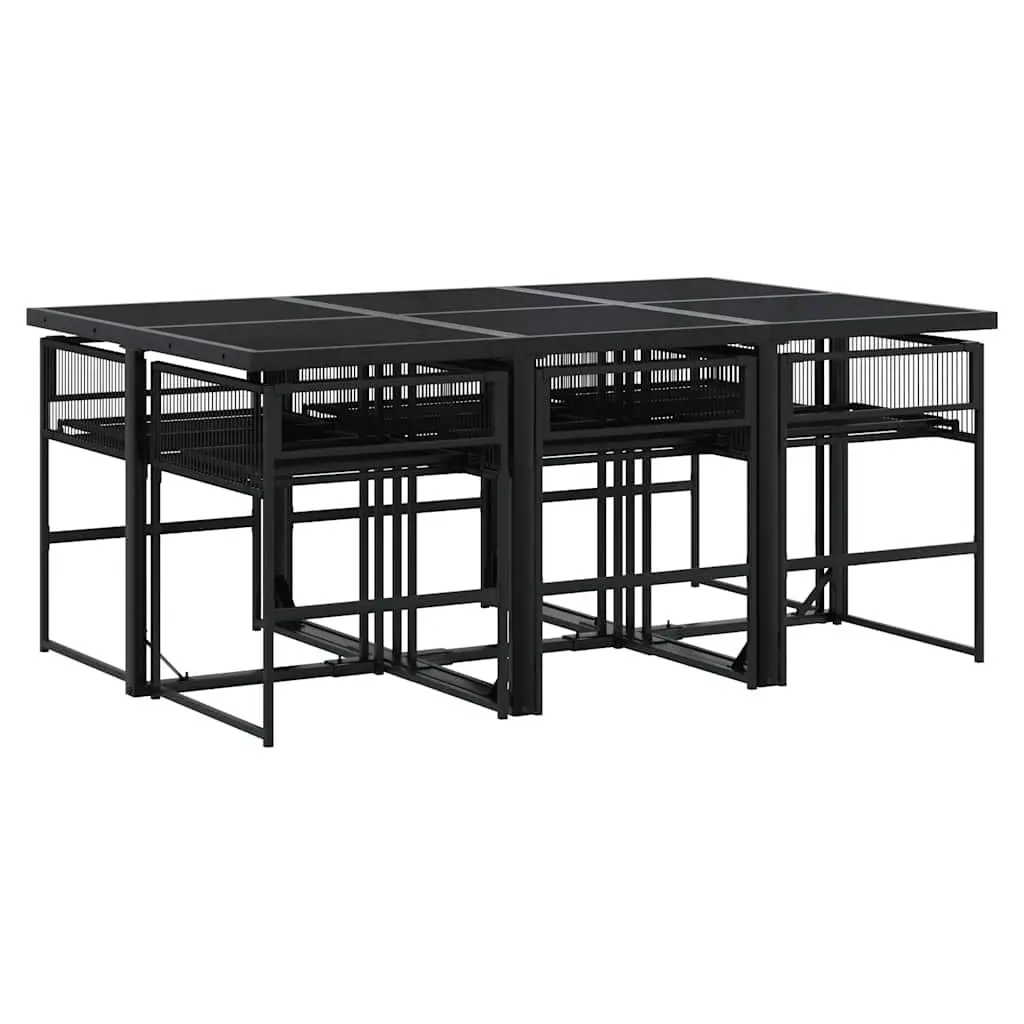 7-Piece Garden Dining Set with Comfort and Style