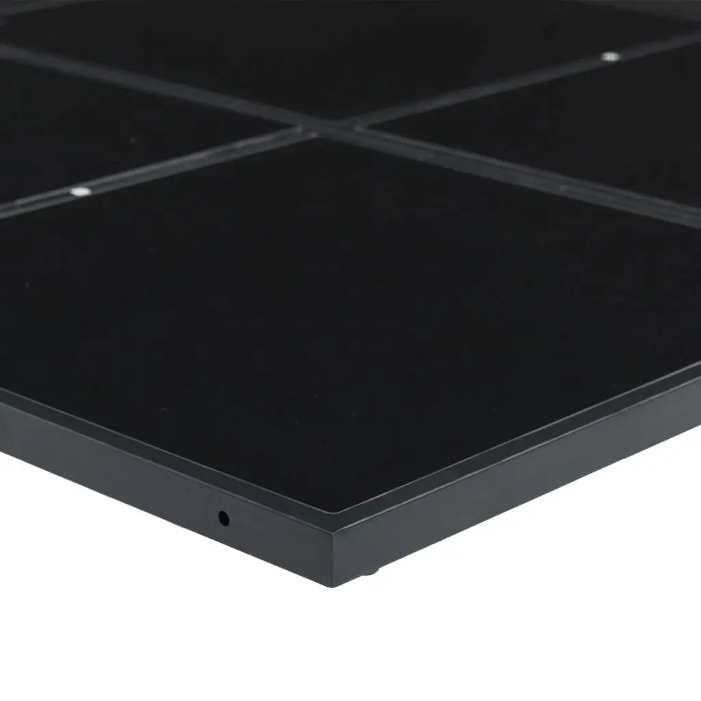 Garden Dining Set 11 Piece Outdoor Furniture Black Poly Rattan with Cushions