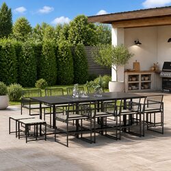 Comfortable and Stylish 13-Piece Outdoor Dining Set