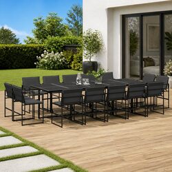 15-Piece Garden Dining Set: Comfort and Practical Value