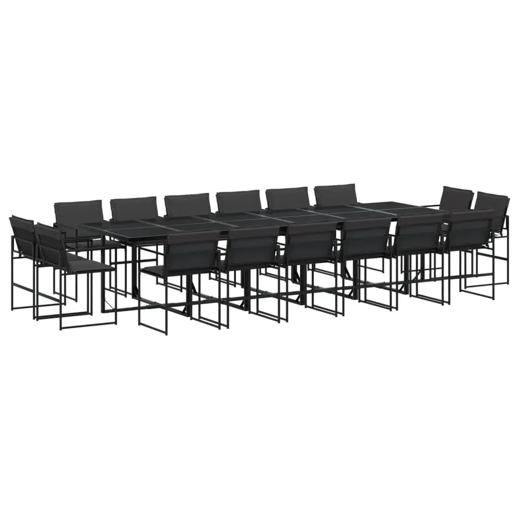 17 Piece Outdoor Dining Set with Cushions