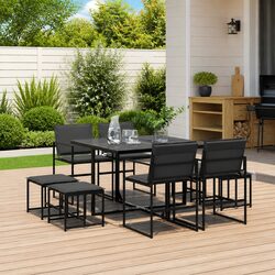 Reliable 9 Piece Outdoor Dining Set for Every Occasion