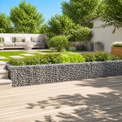 Reliable Gabion Basket with Cover 900x50x50 cm