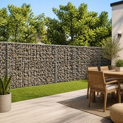 Reliable Gabion Basket with Cover 300x50x100cm