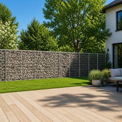 Reliable Gabion Basket 1100x50x100 cm, Silver