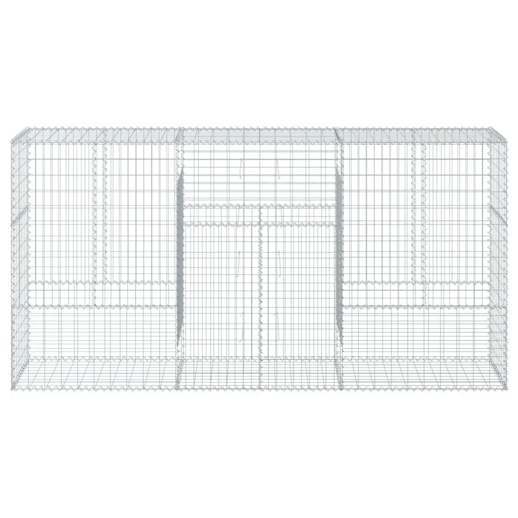 Gabion Basket 300x50x150 cm for Landscaping Silver Galvanised Iron