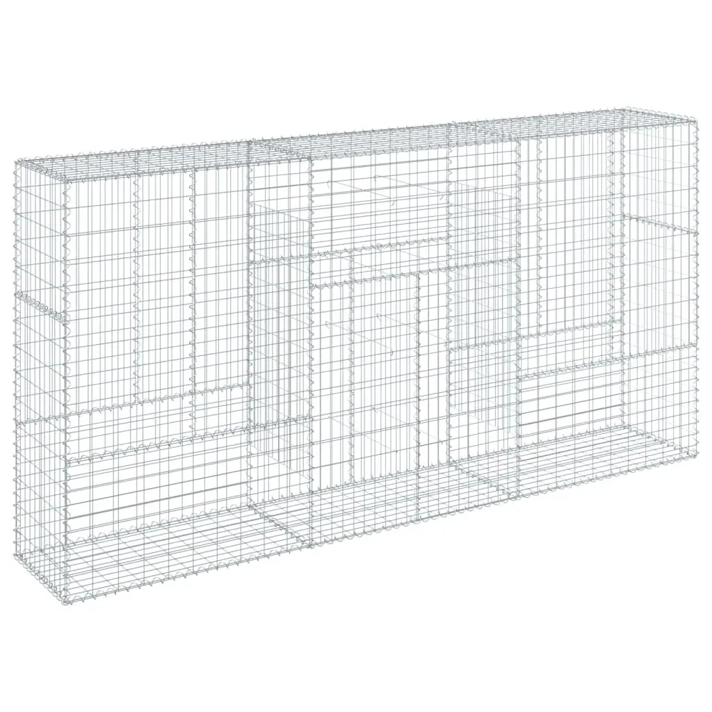 Gabion Basket 300x50x150 cm for Landscaping Silver Galvanised Iron