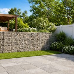 Reliable Gabion Basket with Cover 800x50x150 cm for Gardens