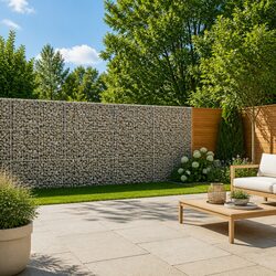 Reliable Gabion Basket with Cover for Outdoor Spaces