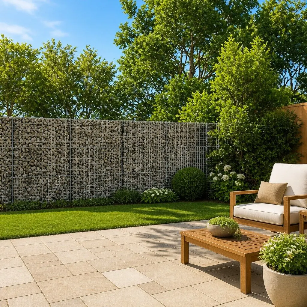 Gabion Basket 1100x50x150 cm for Landscaping Silver Galvanised Iron Wire