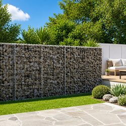 Reliable Gabion Basket with Cover 200x100x100 cm - Your Garden Solution