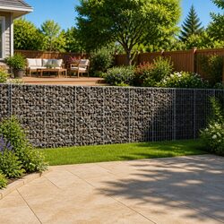Practical Gabion Basket 450x100x100 cm for Your Garden