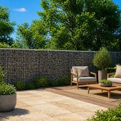Reliable Gabion Basket with Cover for Your Garden