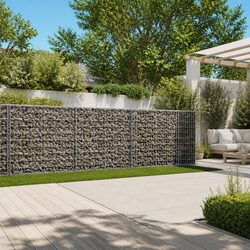 Versatile Gabion Basket with Cover for Landscape Projects