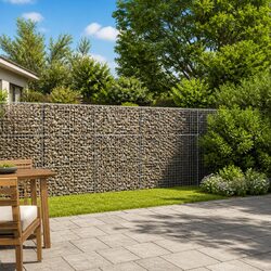 Reliable Gabion Basket with Cover 1000x100x150 cm