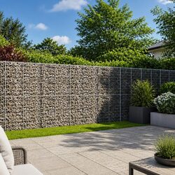 Reliable Gabion Basket with Cover 1000x100x200 cm