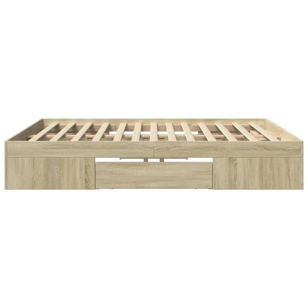 King Bed Frame with Smart Storage Solutions