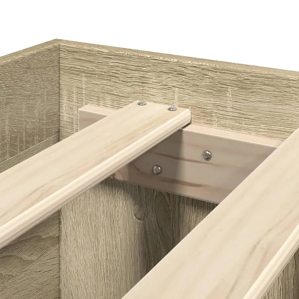 Sonoma Oak Bed Frame 135x190 cm