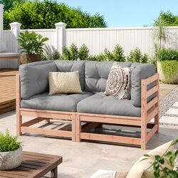 Reliable Outdoor Furniture: 2-Piece Garden Sofa Set