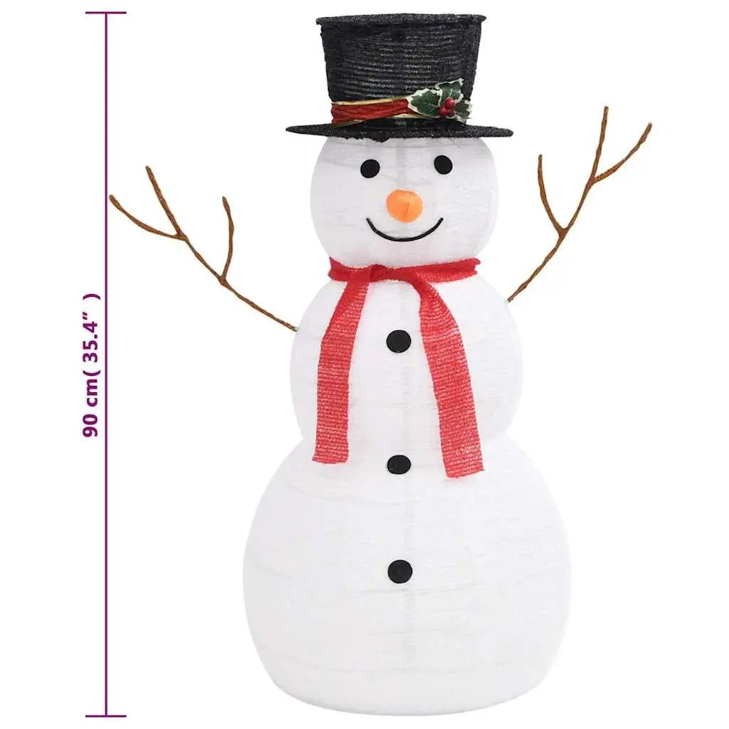 Snowman Decoration Figure 90cm Holiday Festival LED Lights 8 Lighting Effects