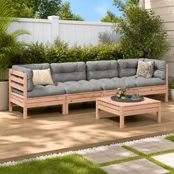 Comfort and Durability in This 5-Piece Outdoor Sofa Set