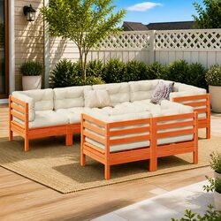 Comfortable and Practical 7-Piece Garden Sofa Set