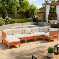 Comfortable 7 Piece Garden Sofa Set with Practical Design