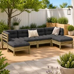 Comfortable Garden Sofa Set with Practical Design