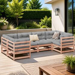 6-Piece Garden Sofa Set - Comfortable and Practical