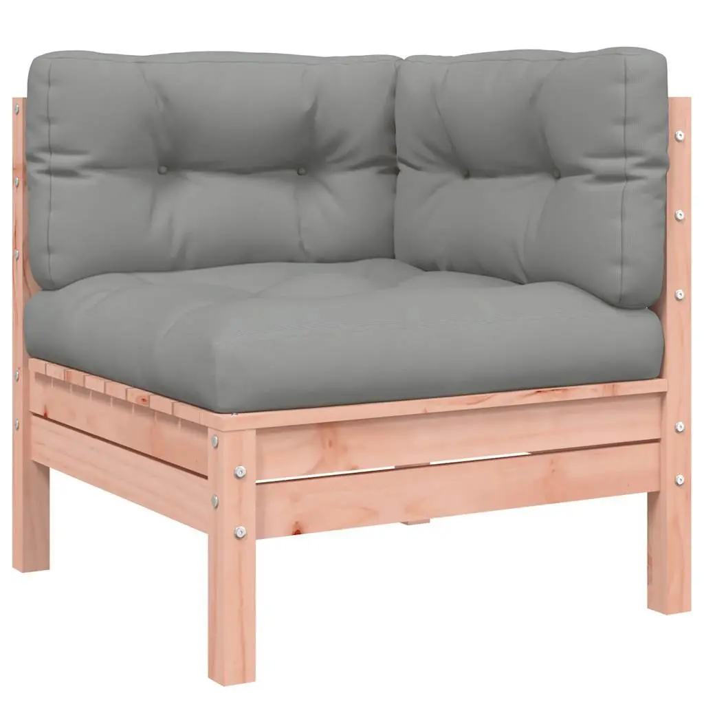 Garden Sofa Set 9 Piece Outdoor Furniture with Cushions Wood Patio Seating