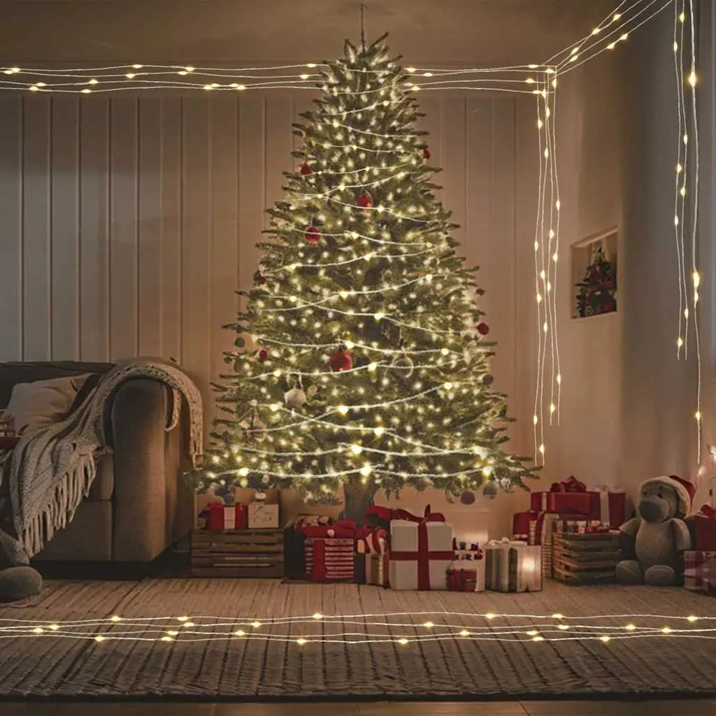 LED String Lights Warm White 30m 300 LEDs Remote Control